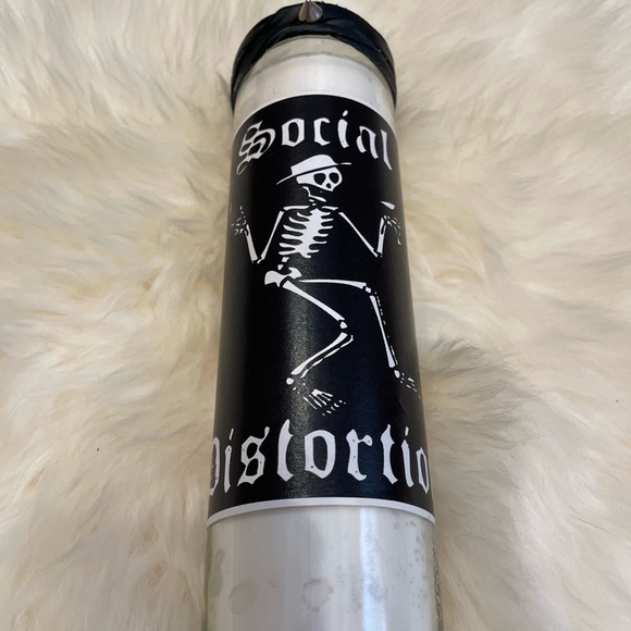 Social Distortion Pillar Candle - Picture 3 of 4